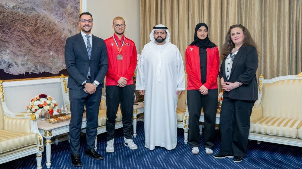 Crown Prince of Fujairah Congratulates Athlete on First World Championship Medal