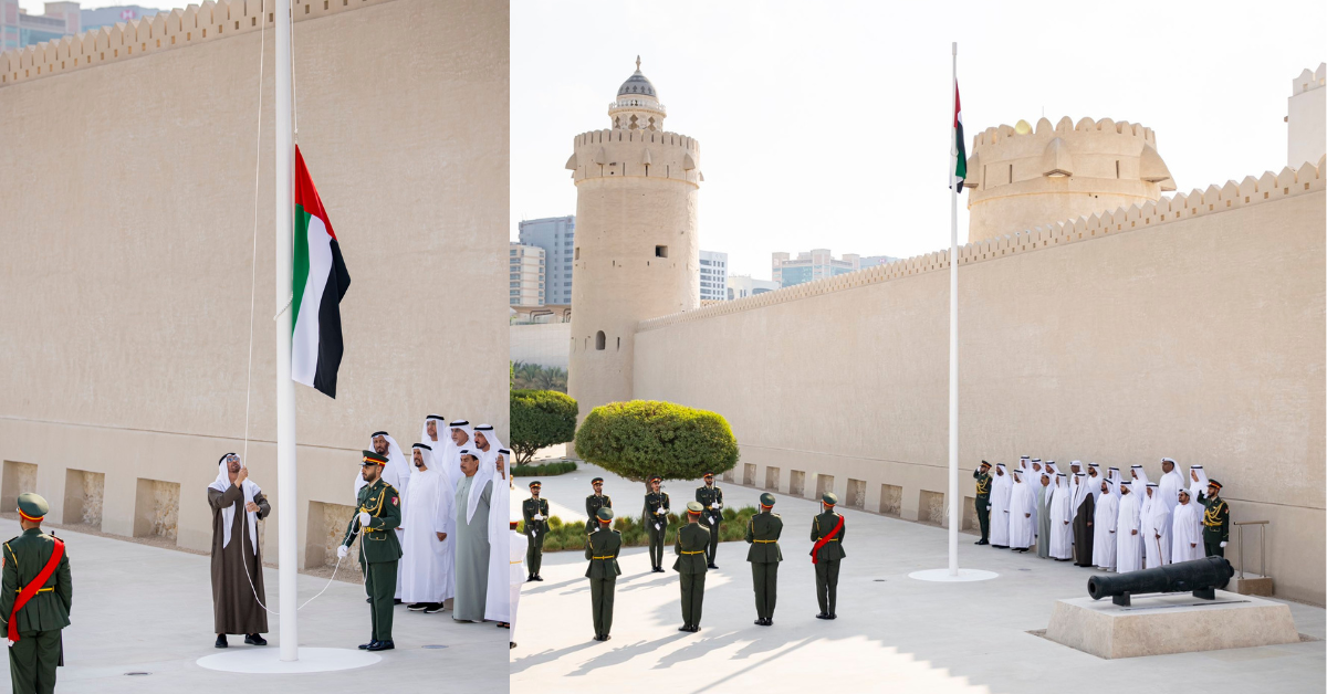 Шейх Мохаммед возглавил церемонию поднятия флага ОАЭ в честь Национального дня флага