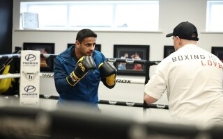 Emirati Boxer Issa Dhah Prepares for Fight with Kell Brook in Dubai