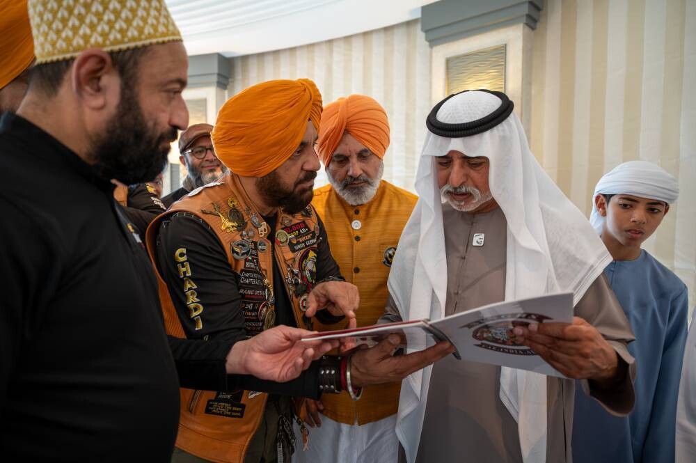UAE Minister of Tolerance meets cycling team