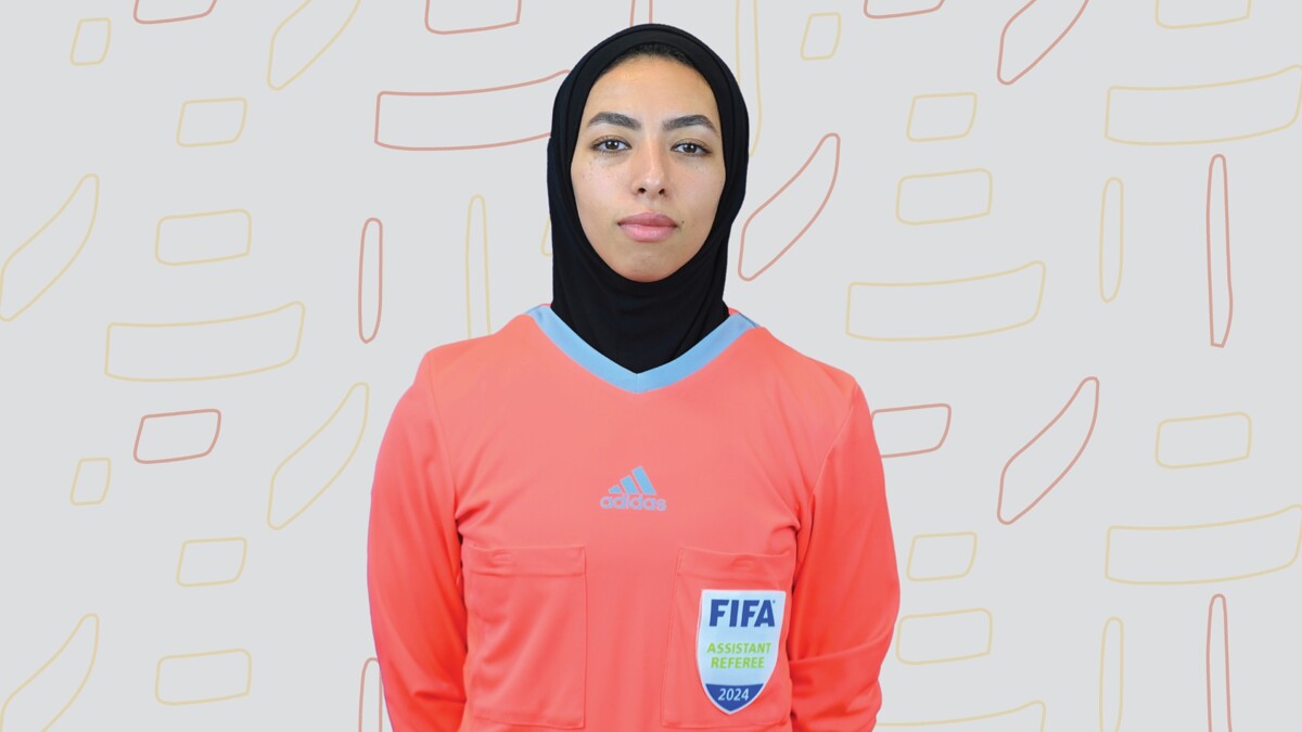 International Referee Amal Jamal Officiates England vs Mexico Match