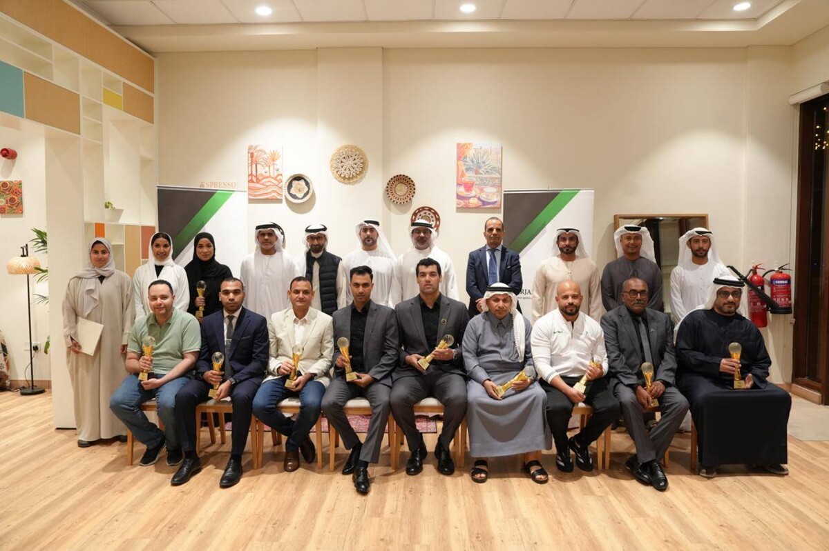 沙迦武术俱乐部表彰专业优秀奖获得者