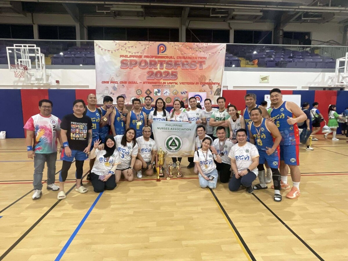 Philippine Nurses Win Sports Festival in UAE for Fourth Year
