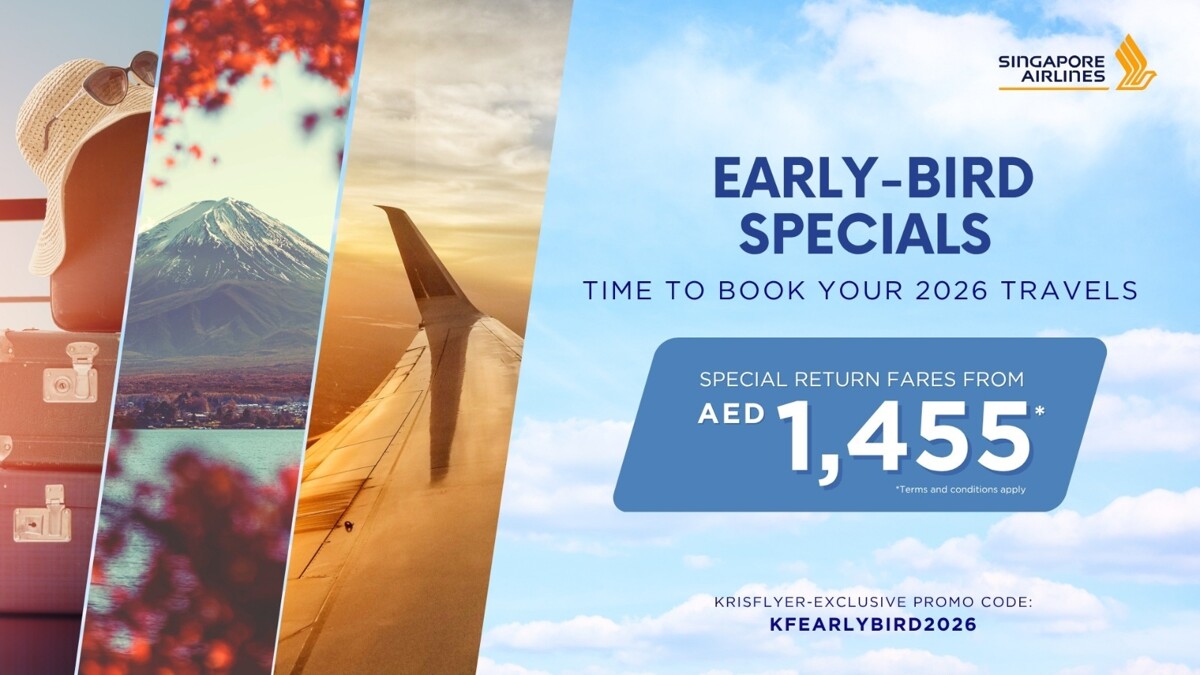 Singapore Airlines Offers Special Fares from Dubai