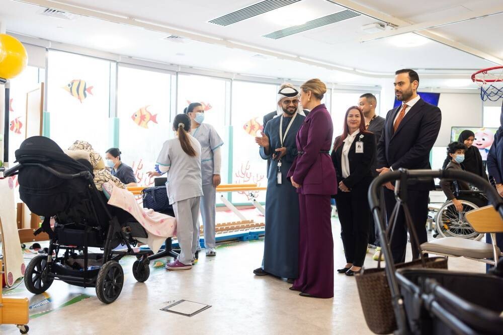 Visit of Ukraine's First Lady to Specialized Rehabilitation Hospital