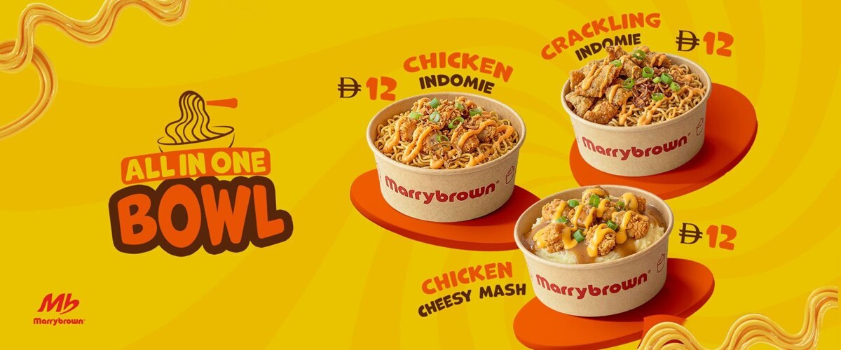 New All-in-One Bowls at Marrybrown UAE this December