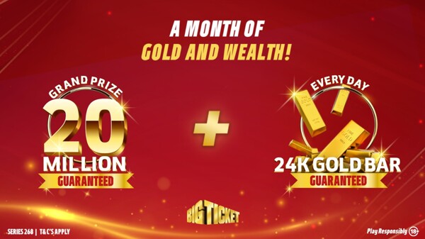 Big Ticket Offers Daily Gold Giveaways!