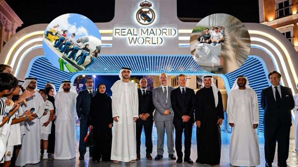 Inauguration of the first theme park of Real Madrid in Dubai