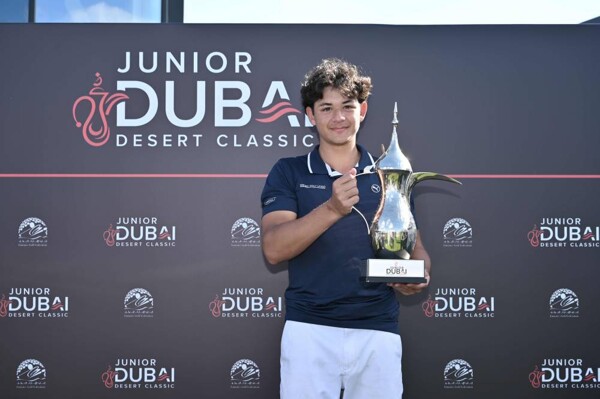 Christian Hansen Wins Dubai Desert Classic for Juniors