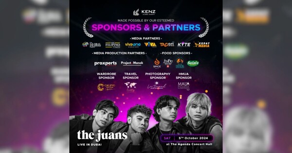 The Juans выступят на концерте в Дубае 5 октября