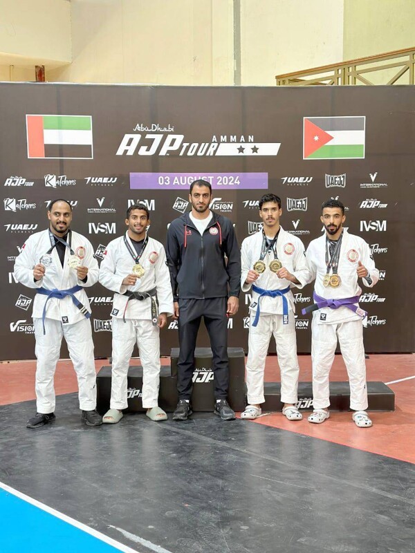 Полицейская академия Абу-Даби выиграла 7 медалей на чемпионате по джиу-джитсу