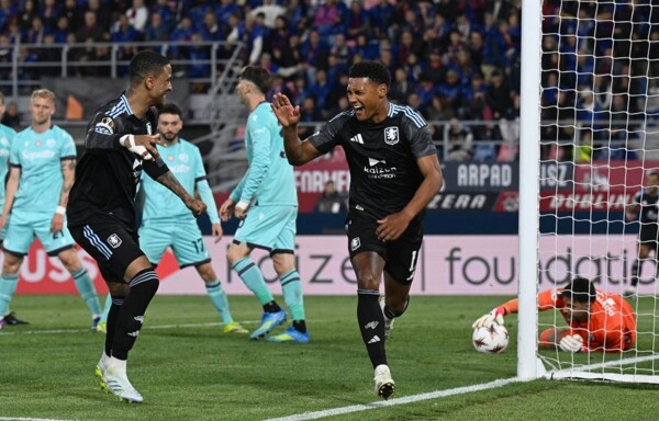 Aston Villa defeats Bologna in first leg of Europa League quarter-final