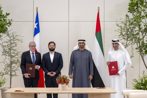UAE and Chile sign Comprehensive Economic Partnership Agreement