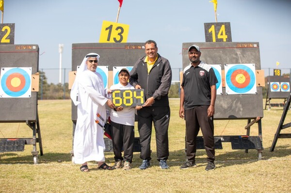 Ghaith Nasser Breaks the National Record in Archery