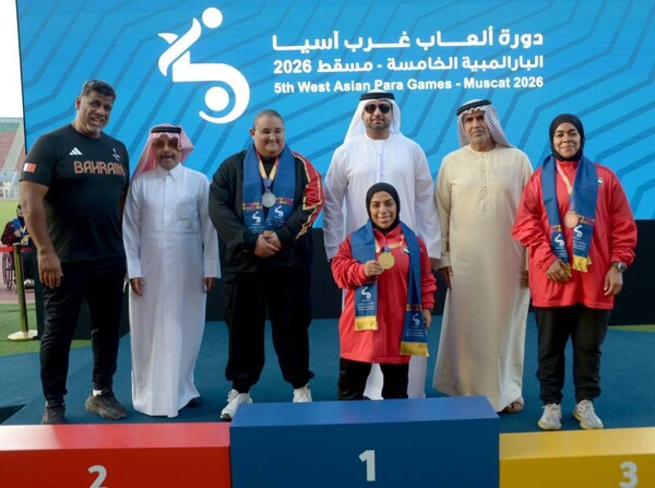 阿联酋队在第二天比赛中获得15枚奖牌