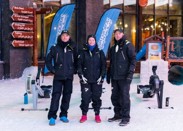 Команда завершила последнюю тренировку в Ski Dubai