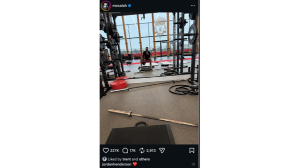 Mohamed Salah trains alone in Liverpool after controversy