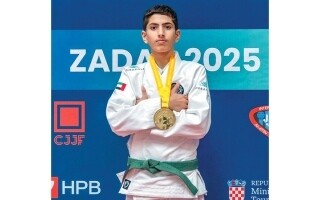 Emirati champion Ali Al-Najar wins gold at junior jiu-jitsu world championship
