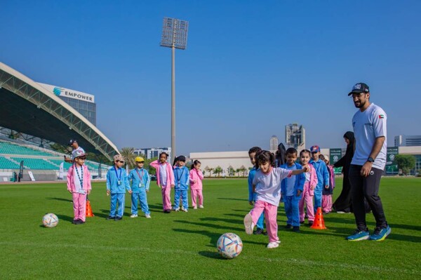 Дети приняли участие в Дубайском челлендже по физической подготовке 2025