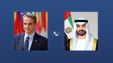 Sheikh Mohamed discusses bilateral relations with Greek PM