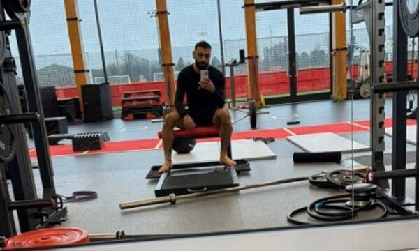 Mohamed Salah Shows Solo Training Session