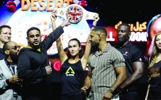 Emirati Boxer Issa Dah Prepares for Fight with Kell Brook in Dubai