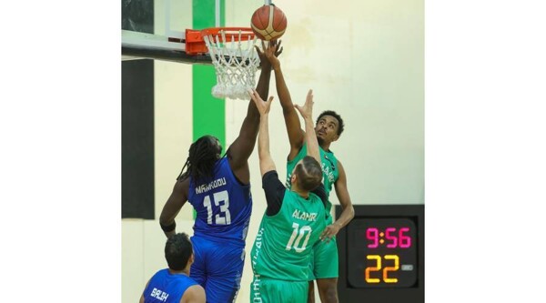 阿联酋篮球联赛决赛：骑士队对阵纳斯尔队