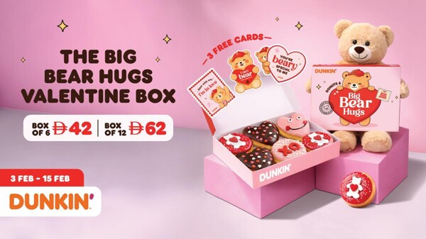 Dunkin’ Launches Limited-Time Valentine’s Box in the UAE