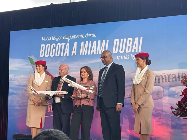 Emirates Airlines запускает новый маршрут в Майами и Боготу