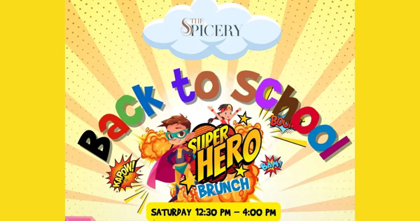 Бранч супергероев к началу школьного года в The Spicery