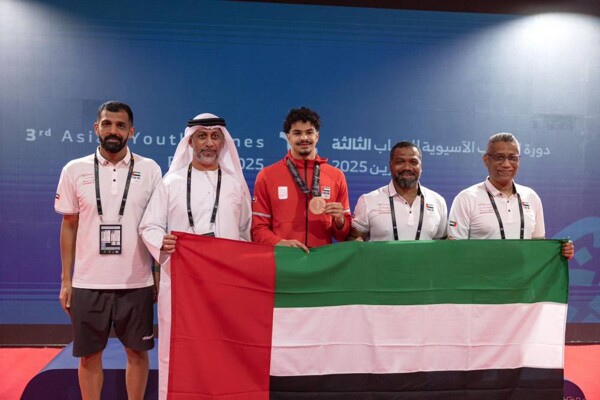 UAE Aquatic Sports Head Expresses Pride in Swimmer Hussein Shawqi's Achievement