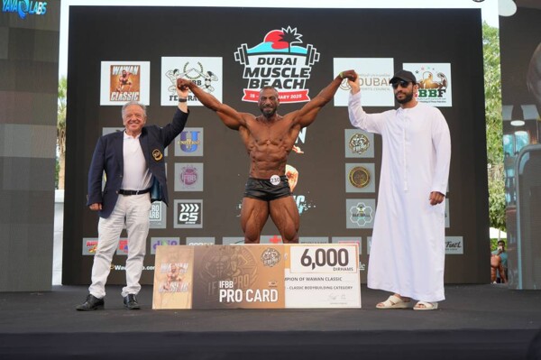 Bodybuilder Mrawan Suleiman Al-Balushi Wins Two Gold Medals in Dubai