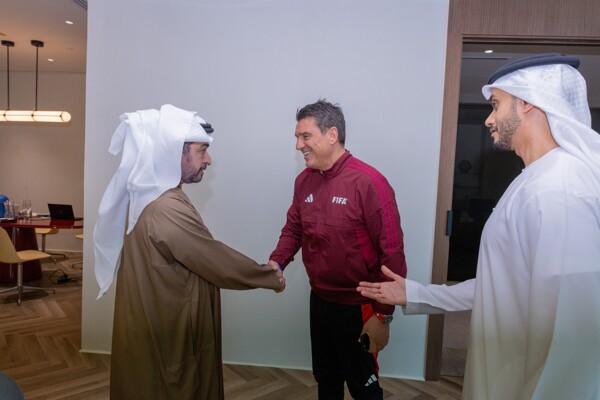 Meeting in Abu Dhabi with Football President