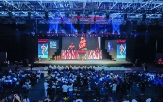 Начало соревнований по бодибилдингу Dubai Pro