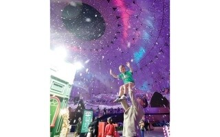 Dubai Expo Dome Experiences Snowfall in Winter Season