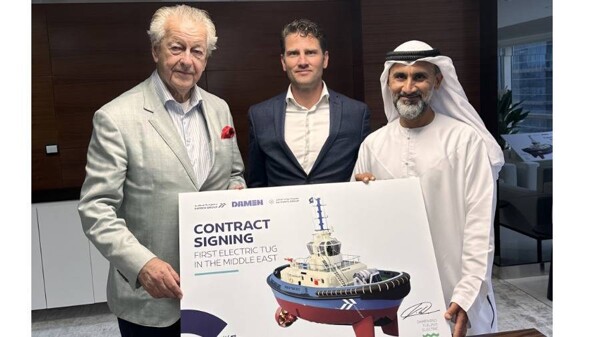 Abu Dhabi Ports Group тестирует электрический буксир для устойчивых морских операций