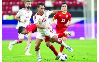 UAE National Team Secures Victory Over Kyrgyzstan