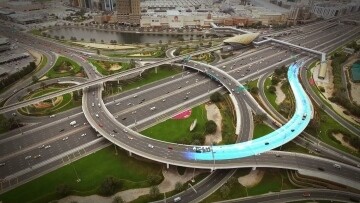 Улучшение инфраструктуры возле Mall of the Emirates
