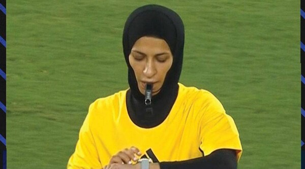 First Emirati Woman Referees Men's International Match