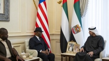 Встреча лидеров ОАЭ и Либерии