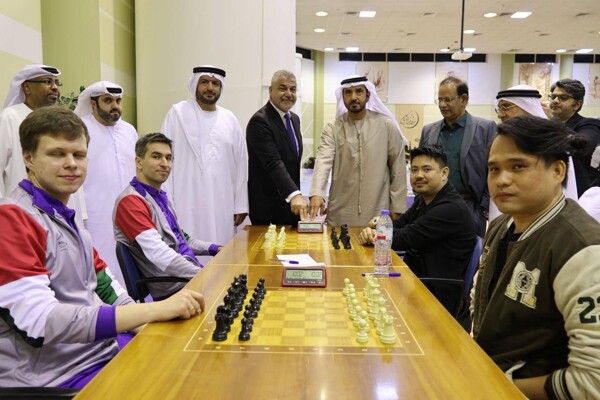 阿联酋国际象棋联合会副主席揭幕活动