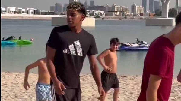 Lamine Yamal on Winter Vacation in Dubai