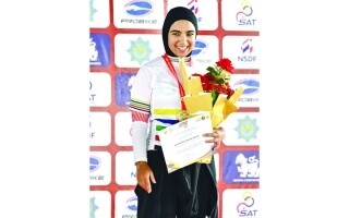 Salama Al-Khatri Wins Gold in Cycling Championship