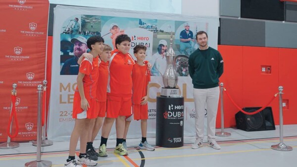 Dubai Schools Receive the 'Dale' Cup for Hero Dubai Desert Classic