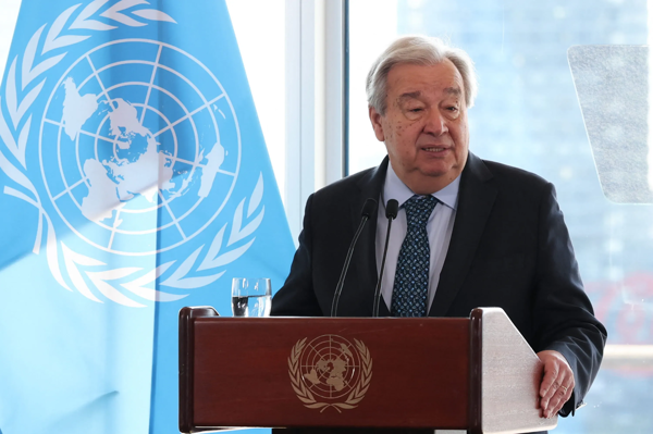 Guterres warns of AI risks