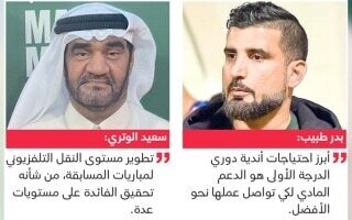 Призыв к формированию лиги клубов первого дивизиона в ОАЭ