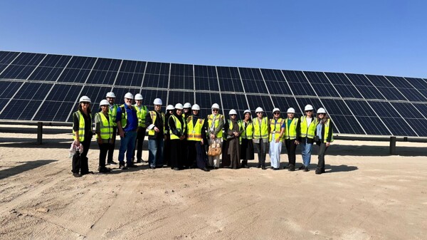 Visit of French-UAE Chamber of Commerce at Al Dhafra Solar Plant