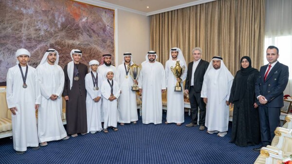 Crown Prince of Fujairah Emphasizes Supporting National Talents