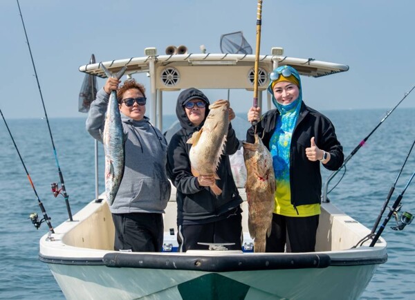 阿布扎比女子钓鱼锦标赛第一轮结束