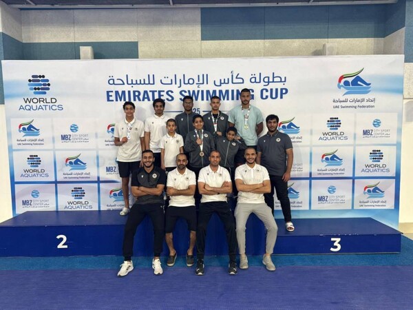 Mleiha Club Shines in UAE Swimming Cup